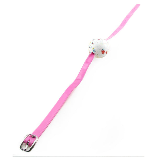 Pink Candy Jawbreaker Ball Gag, image 3