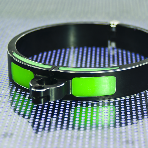 Green Cyber Slave Collar